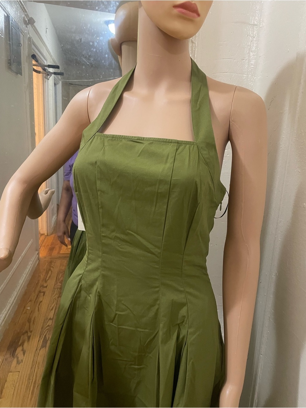 a new day Olive Green Halter Midi Dress - Picture 7 of 12